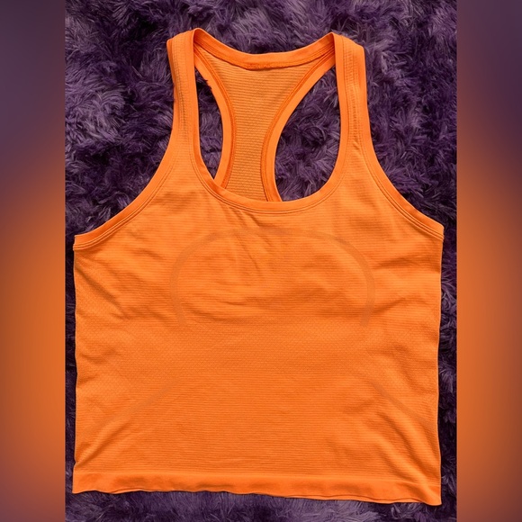 Lululemon Swiftly Tech Racerback Tank Top 2.0 *Race Length Orange Soda - Picture 3 of 6